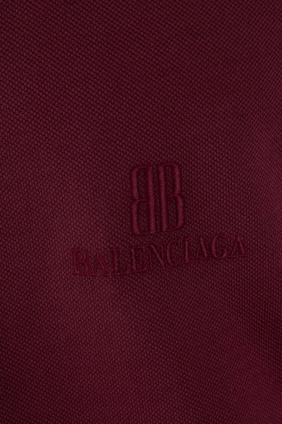25FW 발렌시아가 폴로 티셔츠 828531TSVO4 4029 BORDEAUX - BALENCIAGA