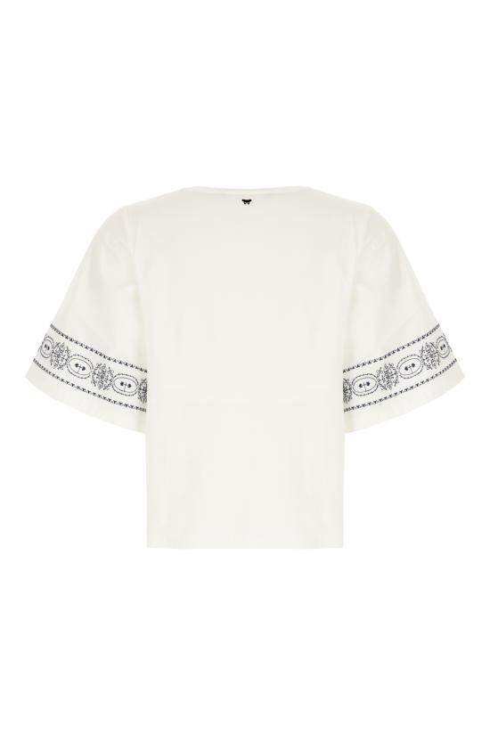 25FW 위켄드막스마라 반팔 티셔츠 ELODIA 002 BIANCO ECRU - WEEKEND MAX MARA