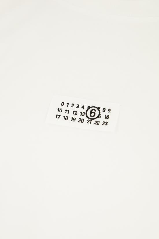 25FW MM6 메종마르지엘라 반팔 티셔츠 SH0GC0032S24312 101 OFF WHITE - MM6 MAISON MARGIELA