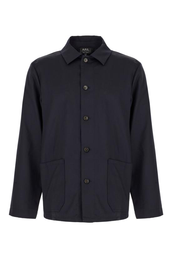 25FW 아페쎄 긴팔 셔츠 WOAPOH03053 IAK DARK NAVY