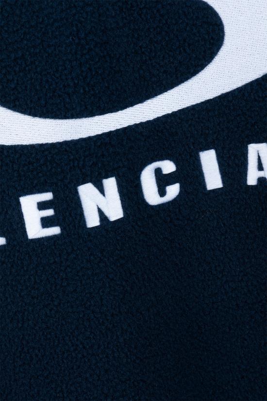 25FW 발렌시아가 후드 티셔츠 829406TRVJ9 8502 NAVY WHITE - BALENCIAGA