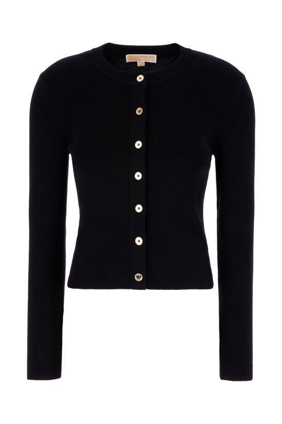 25FW 마이클 코어스 가디건 MT5617W4VR 001 BLACK