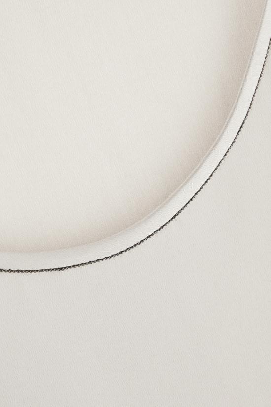 25FW 브루넬로 쿠치넬리 민소매 티셔츠 M0C59DE330 C4274 SILVER BEIGE - BRUNELLO CUCINELLI