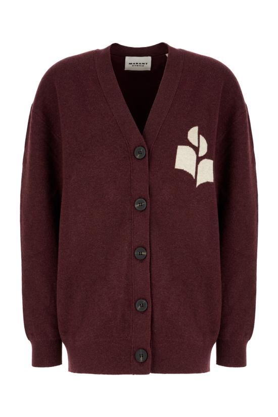 25FW 이자벨마랑에뚜왈 가디건 25PCA0097FAA1X05E 80BY BURGUNDY