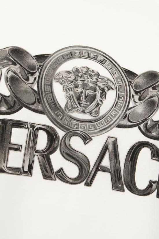 25SS 베르사체 반팔 티셔츠 10133021A13405 2W580 WHITE - VERSACE