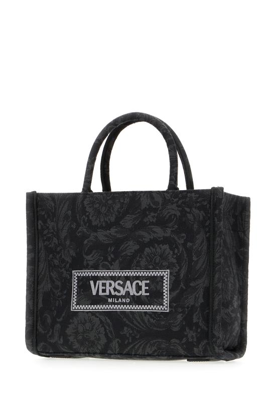 25SS 베르사체 토트백 10115641A09741 2BM0V BLACK - VERSACE