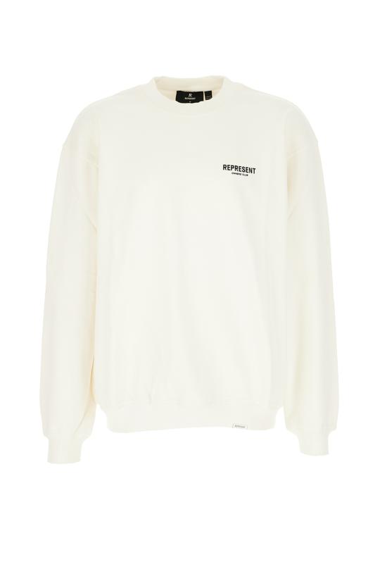 25FW 리프레젠트 후드 티셔츠 OCM41115 072 FLAT WHITE