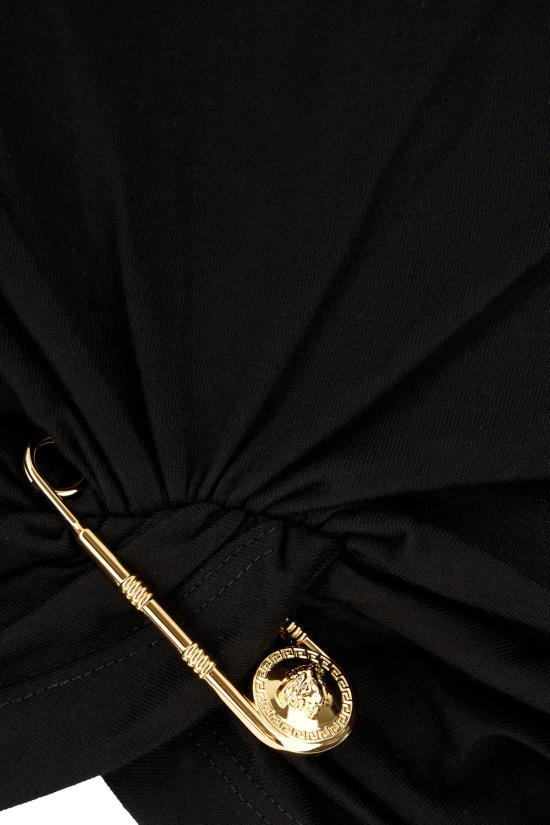 25FW 베르사체 반팔 티셔츠 10209011A14833 1B000 BLACK - VERSACE