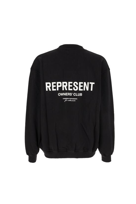 26SS 리프레젠트 후드 티셔츠 OCM41115 001 BLACK - REPRESENT