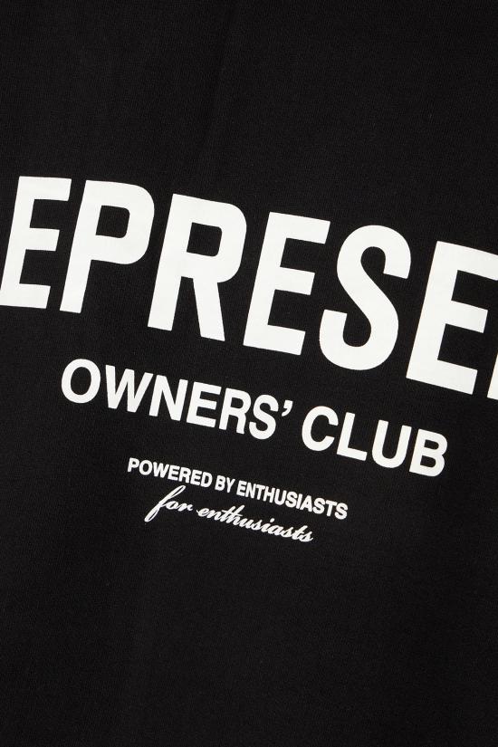 26SS 리프레젠트 후드 티셔츠 OCM41115 001 BLACK - REPRESENT