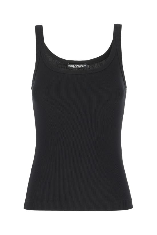 25FW 돌체앤가바나 민소매 티셔츠 F8U09TFU7AV N0000 Nero