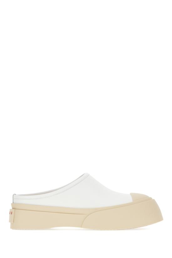 25SS 마르니 뮬/슬리퍼 SNZW018502P7226 00W01 LILY WHITE