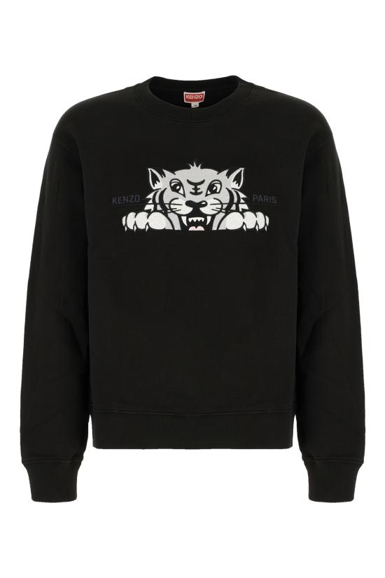 25FW 겐조 후드 티셔츠 FF65SW1504MF 99J BLACK