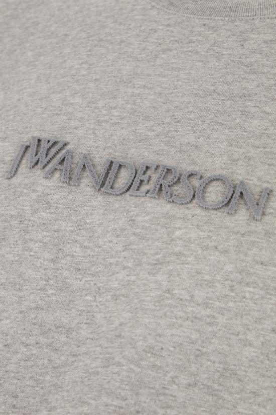 25SS JW앤더슨 반팔 티셔츠 JT0258PG1510 907 GREY MELANGE - JW ANDERSON