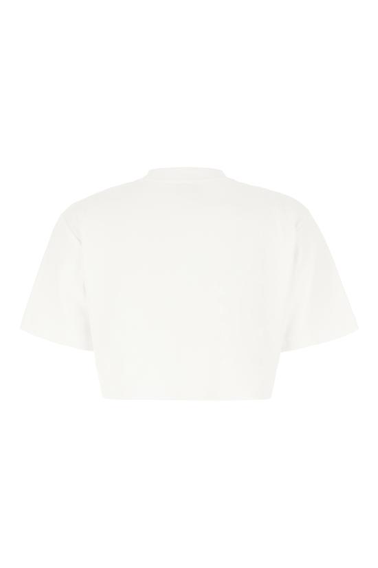 25FW 오프화이트 반팔 티셔츠 OWAA081C99JER004 0110 WHITE BLACK - OFF WHITE