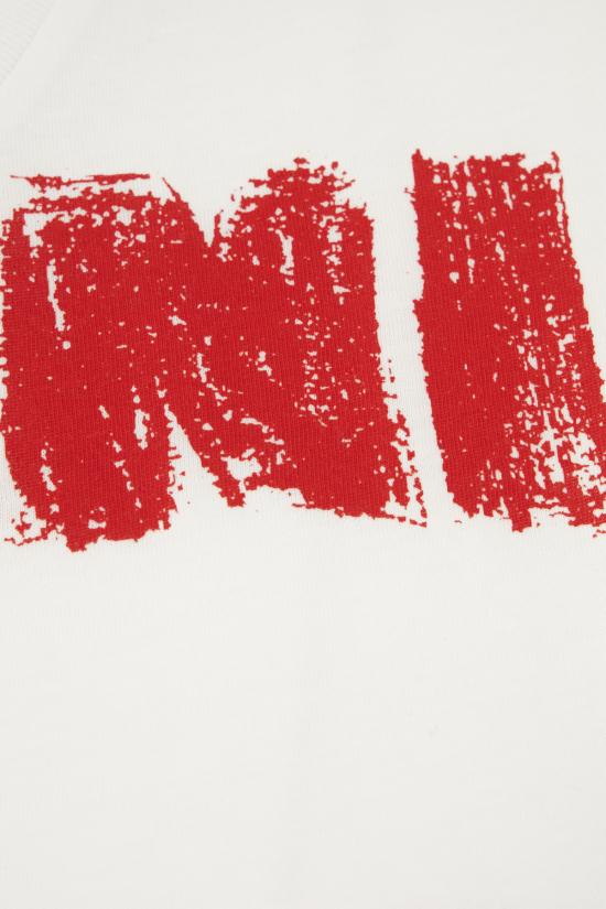 25FW 마르니 반팔 티셔츠 HUMU0348P0USCY33 LOW01 LILY WHITE - MARNI