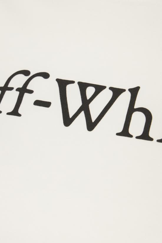 25FW 오프화이트 반팔 티셔츠 OWAA090C99JER004 0110 WHITE BLACK - OFF WHITE