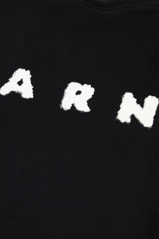 25FW 마르니 반팔 티셔츠 THJE0293P8USCX42 SLN99 BLACK - MARNI