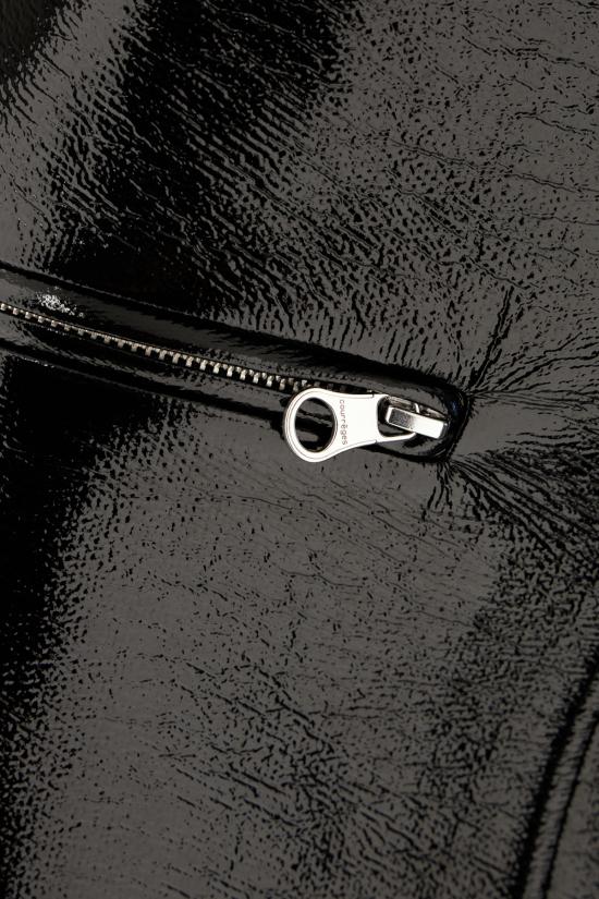 25FW 쿠레쥬 미디 스커트 325CJU303VY0014 9999 BLACK - COURREGES