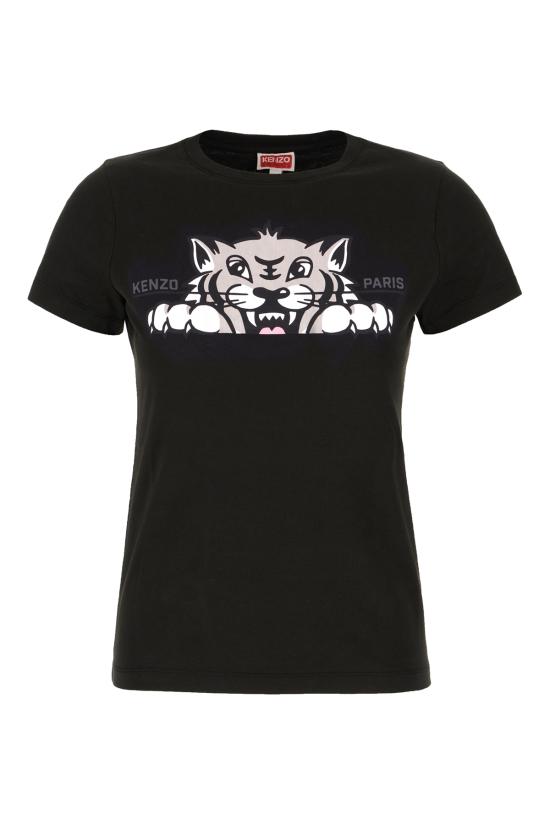 25FW 겐조 반팔 티셔츠 FF62TS3524SO 99J BLACK