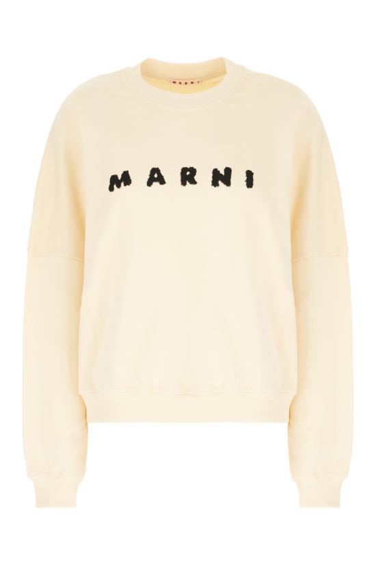 25FW 마르니 후드 티셔츠 FLJE0185P7USCX43 SLW06 IVORY