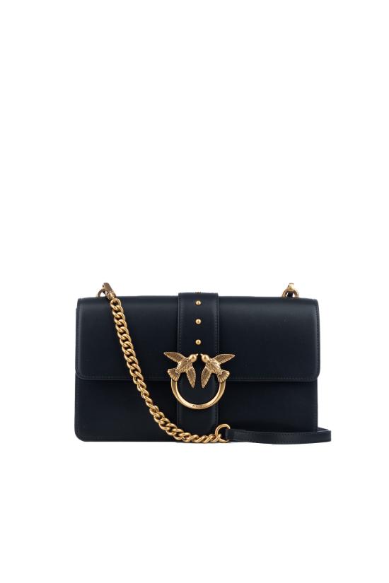 26SS 핑코 숄더백 105857A0F1 Z99Q NERO ANTIQUE GOLD