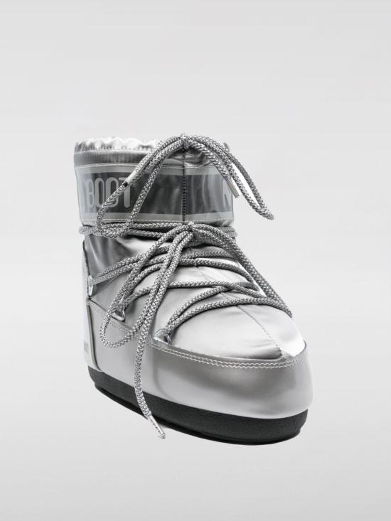 25FW 문부츠 아이콘 나일론 로우 부츠 80D1409350 H001 SILVER - MOON BOOT