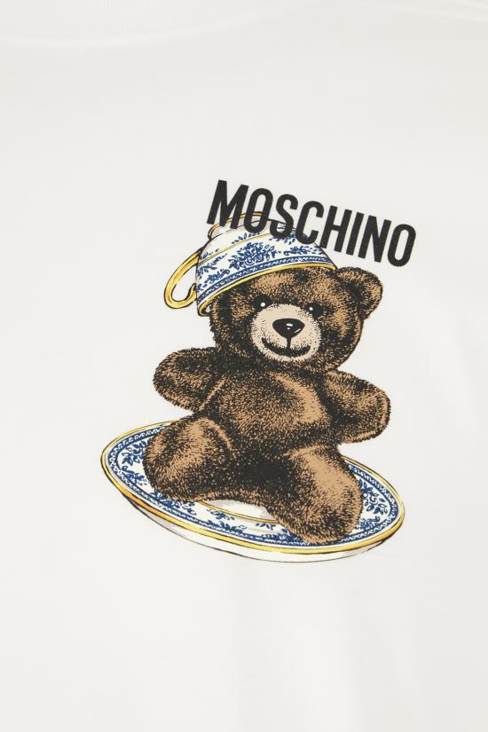 25FW 모스키노 반팔 티셔츠 07215241 1001 FANTASIA BIANCO - MOSCHINO