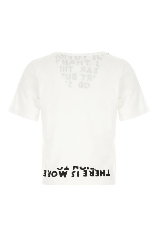 25SS MM6 메종마르지엘라 반팔 티셔츠 S62GD0203M20108 100 WHITE - MM6 MAISON MARGIELA