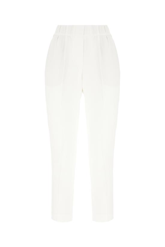 26SS 브루넬로 쿠치넬리 스트레이트 팬츠 MA029P1673 C600 WHITE