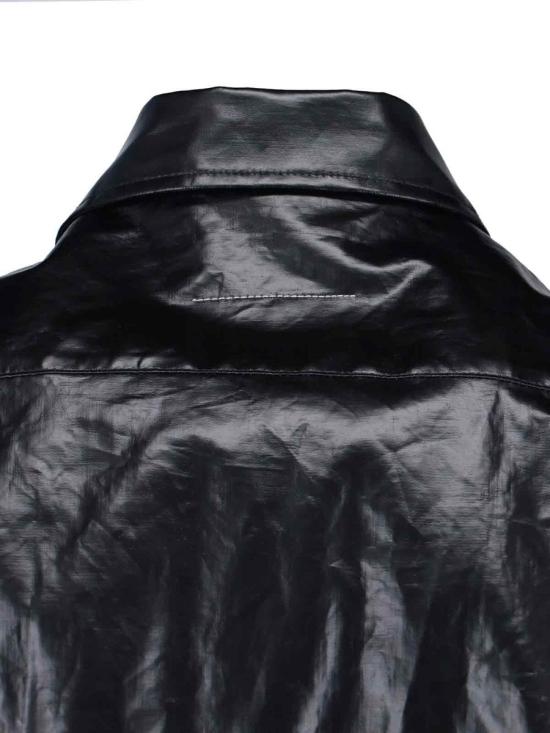 25FW MM6 메종마르지엘라 긴팔 셔츠 SH2DT0035 M35617900 Black - MM6 MAISON MARGIELA