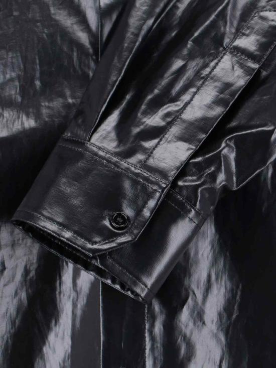 25FW MM6 메종마르지엘라 긴팔 셔츠 SH2DT0035 M35617900 Black - MM6 MAISON MARGIELA