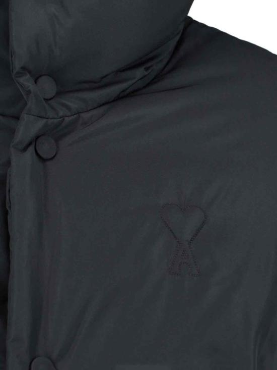 25FW 아미 태피터 아미 드 꾀흐 다운 자켓 HJK818 PL0039001 Black - AMI