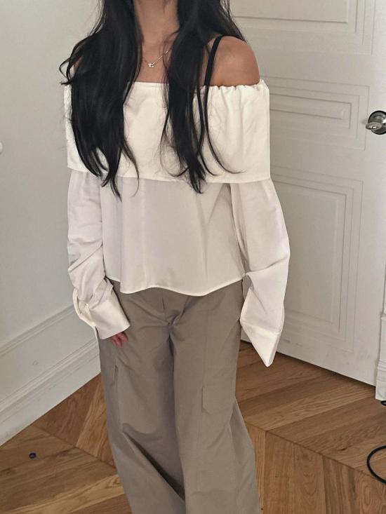  더 엔케이씨 스토어 블라우스 Nkc 스토어 질 오프더숄더 - The NKC Store