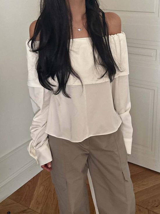  더 엔케이씨 스토어 블라우스 Nkc 스토어 질 오프더숄더