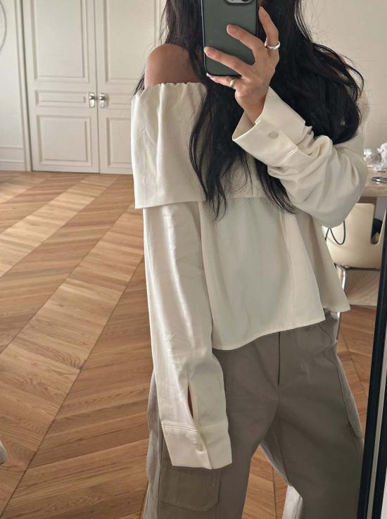  더 엔케이씨 스토어 블라우스 Nkc 스토어 질 오프더숄더 - The NKC Store