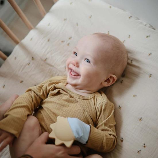  [키즈] 무쉬 액세서리 Mushie Extra Soft Muslin 유아용 침대 시트 - MUSHIE