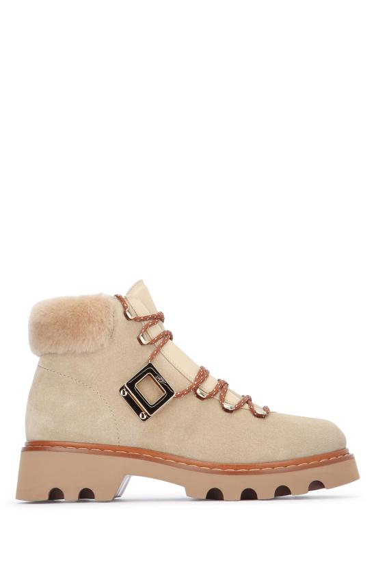 25FW 로저비비에 부츠 RVW78443460USL 5QQH BEIGESCURONATURALEKENIASCURO