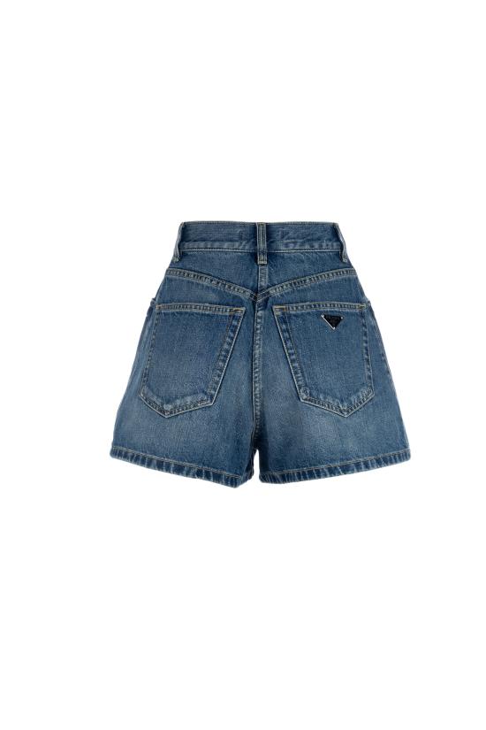 25FW 프라다 숏팬츠 GFP49516PKF0V3N LIGHT BLUE DOM - PRADA