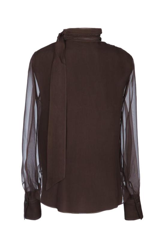 25FW 브루넬로 쿠치넬리 블라우스 MF940ED814 C4222 - BRUNELLO CUCINELLI