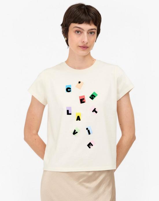  클레어 브이 반팔 티셔츠 클레어 V. 세 라 비 티