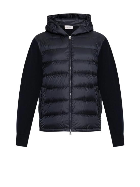 25FW 몽클레어 패딩 울 집업 후드 9B00006M1131776 NAVY DOM