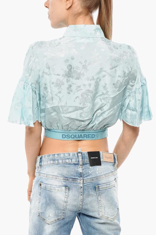  디스퀘어드2 블라우스 S75DL0830S76472551 Light blue - DSQUARED2