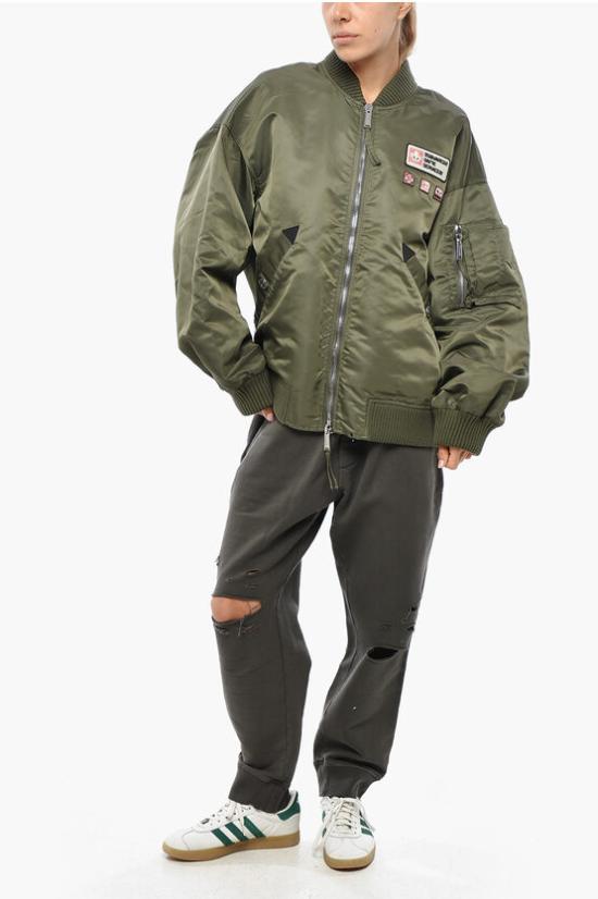  디스퀘어드2 봄버 자켓 S75AM0995S78094727 Military Green - DSQUARED2