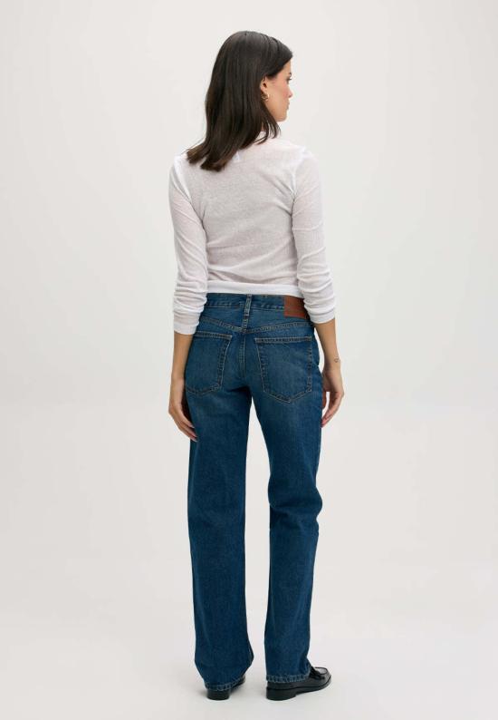  에티카 데님 팬츠 ética Lou 미드라이즈 릴렉스드 진 - ETICA