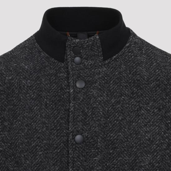 25FW 카날리 봄버 자켓 O41006 SG03354 201 DARK GREY - CANALI