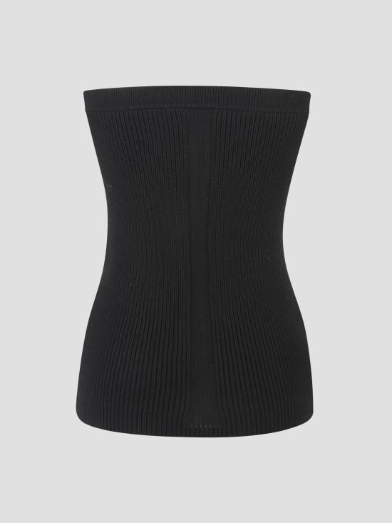 25FW 릭 오웬스 셔츠 RO02E4674KNEWWOOLMH 09 BLACK - RICK OWENS