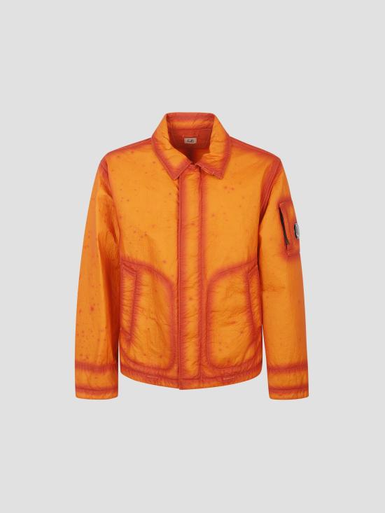 25FW 씨피 컴퍼니 펠트로 바이 필름 쇼츠 자켓 19CMOW221A110403G 434 RUSSET ORANGE