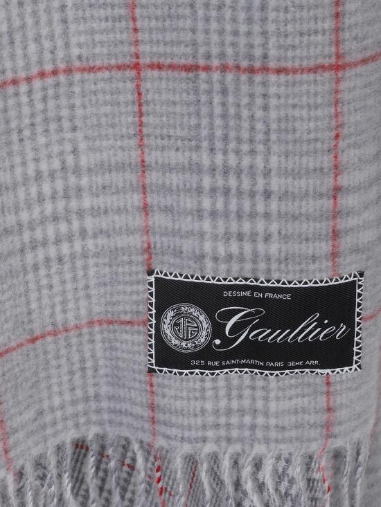 25FW 장 폴 고티에 머플러/스카프 2504WTO389W047 080230 LIGHTGREY GREY RED - JEAN PAUL GAULTIER