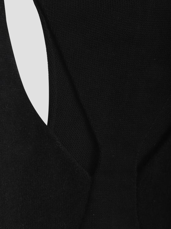 25FW 릭 오웬스 블라우스 RO02E4662KNEWWOOLHWP 09 BLACK - RICK OWENS